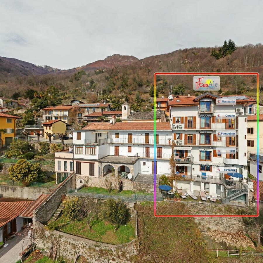 Casale Fe-Wo - Appartamenti Con Vista Lago كانيرو ريفييرا المظهر الخارجي الصورة